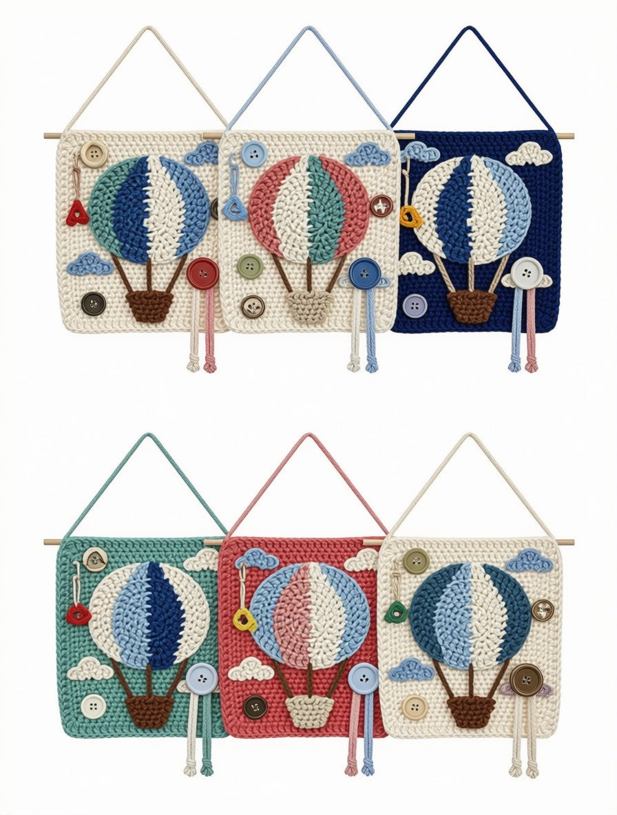 Hot Air Balloon Wall Hanging