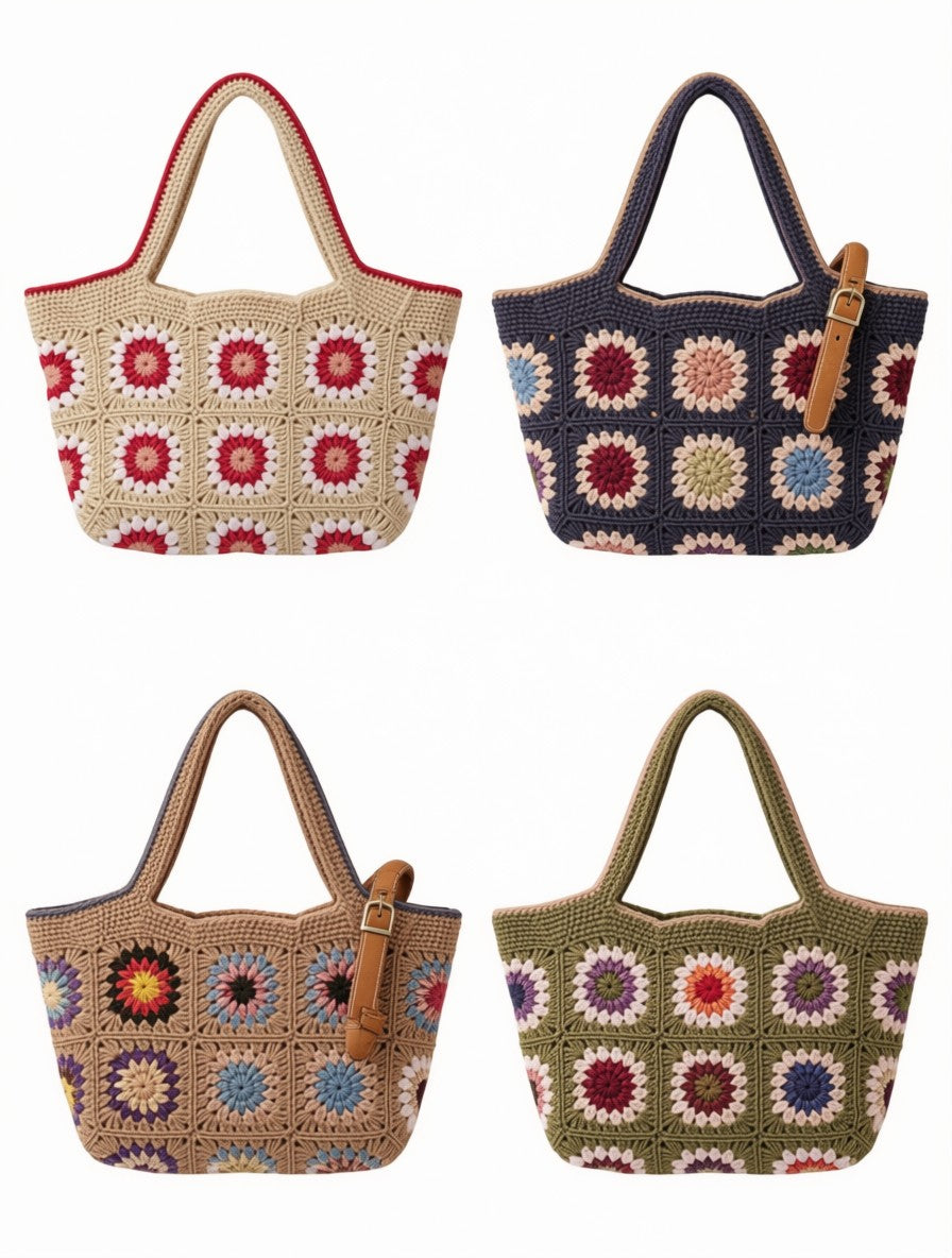 Granny Square Tote Bag