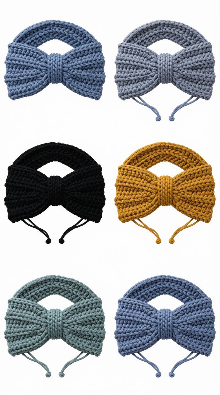Crochet Bow Headband